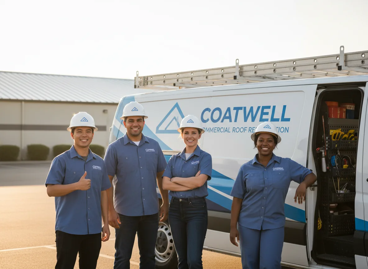 Commercial roof coating company in Nashoba, OK