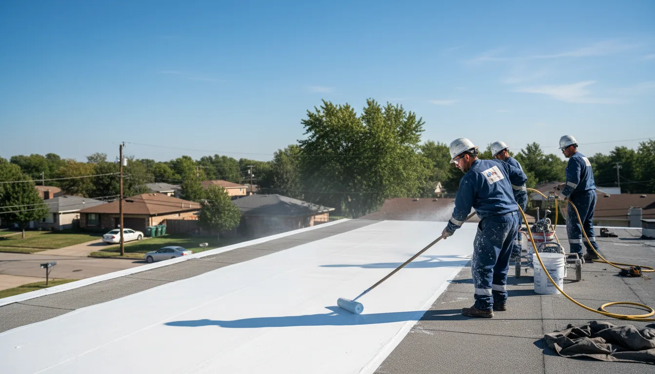 Commercial roof coating in Nashoba, OK near me